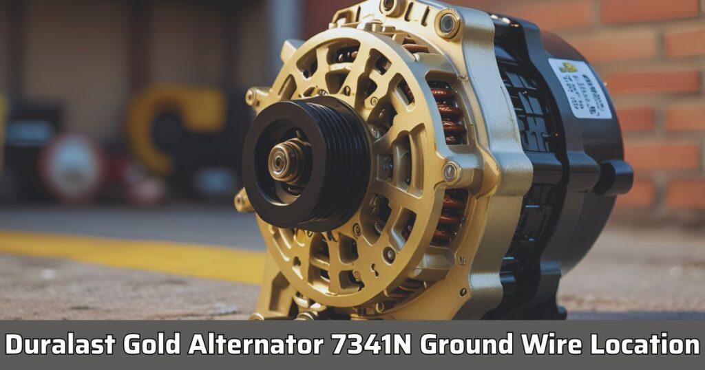 Duralast Gold Alternator 7341N Ground Wire Location