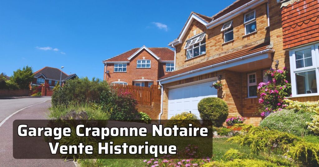 Garage Craponne Notaire Vente Historique