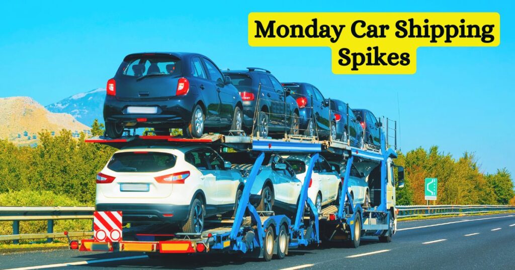 Monday Car Shipping Spikes