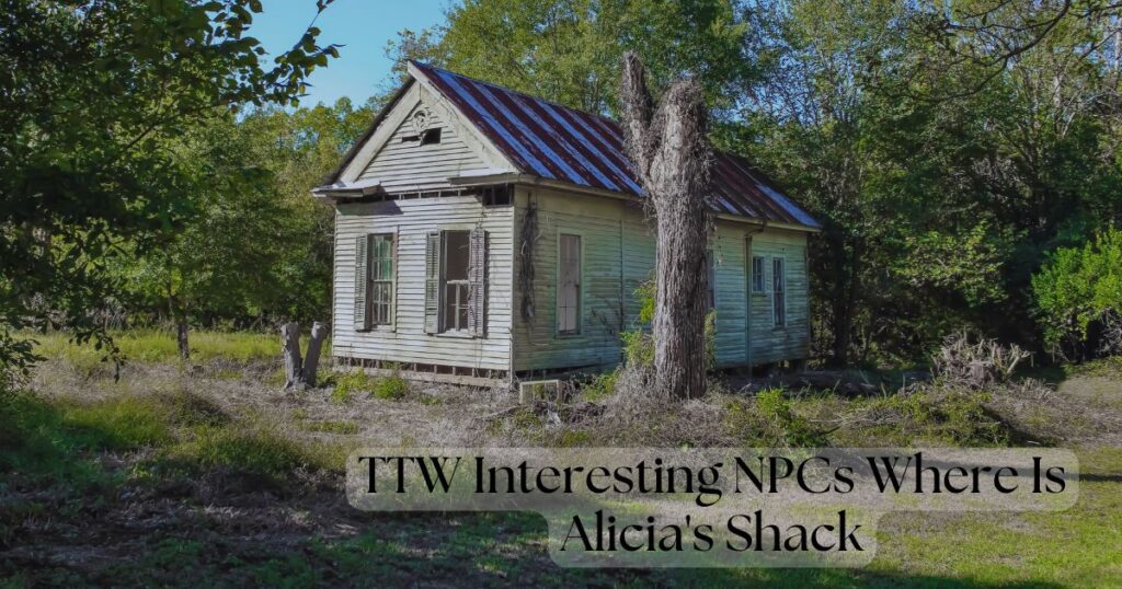 TTW Interesting NPCs Where Is Alicia's Shack (1)